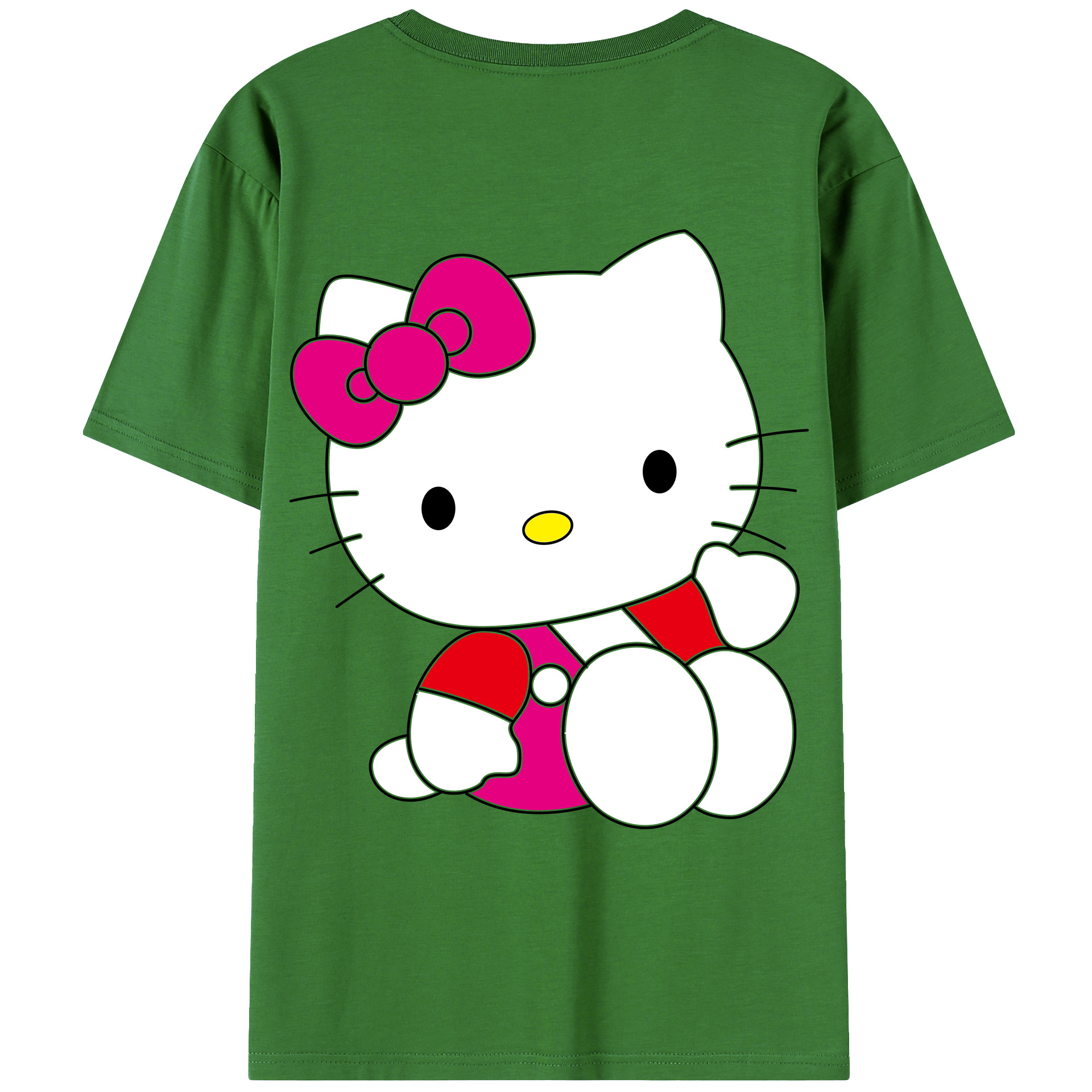 （画像用） Hello Kitty ハローキティ レディース半袖Tシャツ(バックプリント)